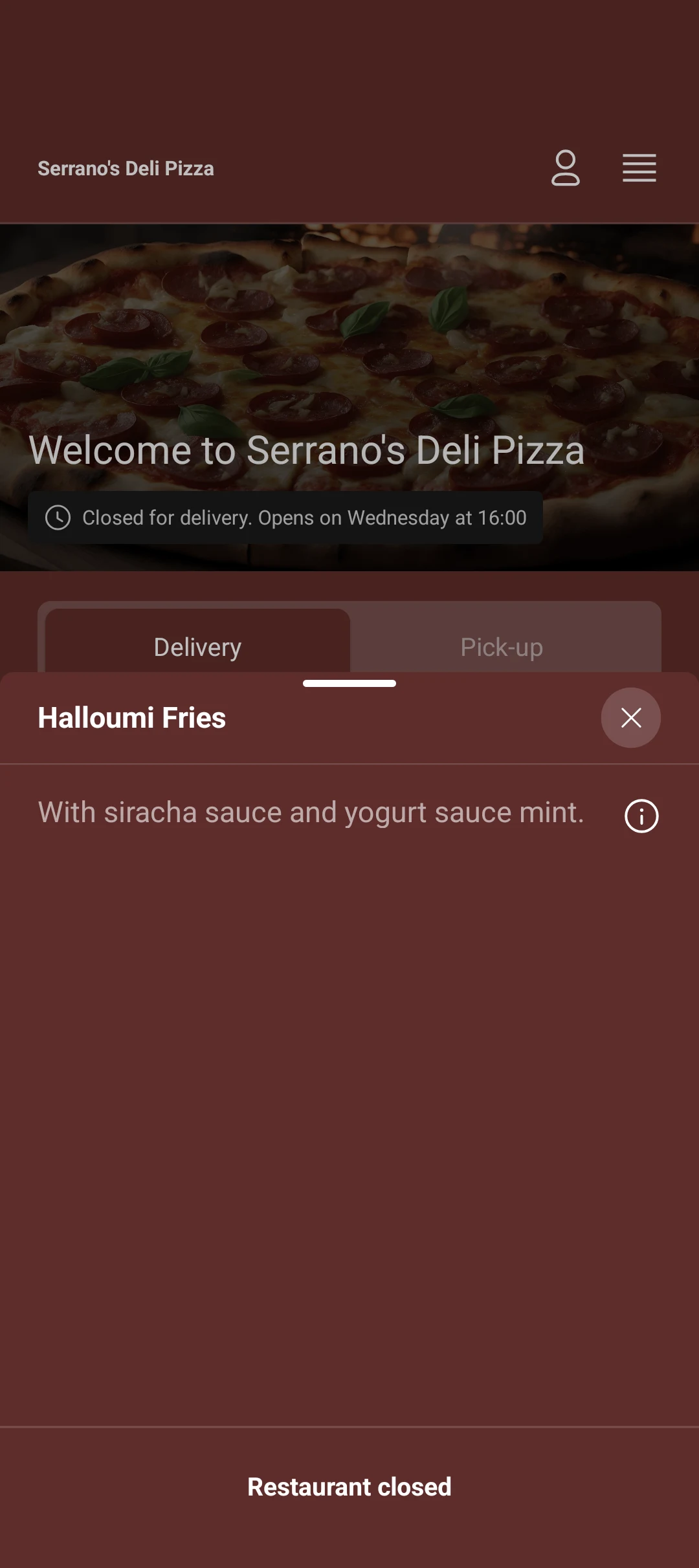 Serrano's Deli Pizza screenshot